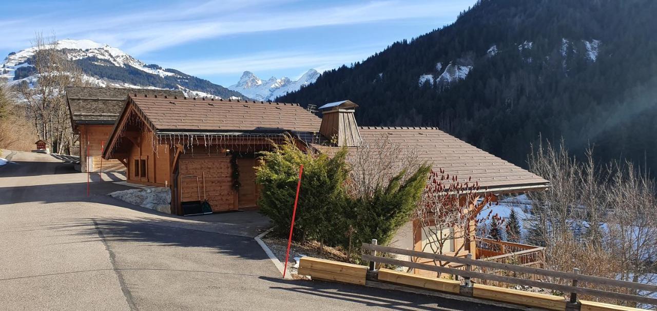 Bienvenue dans notre chalet! Appartement Les Sitelles Le Grand-Bornand Extérieur photo