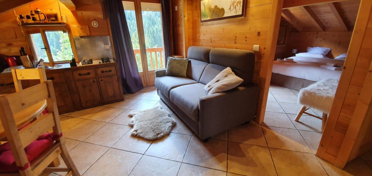 Bienvenue dans notre chalet! Appartement Les Sitelles Le Grand-Bornand Extérieur photo